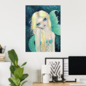 Affiche de Sirène Curieuse par Molly Harrison (Bureau à domicile)