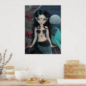 Affiche de sirène Dark Pearl (Cuisine)