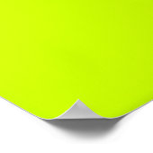 Affiche de skater – Silhouette noire sur fond vert (Coin)