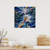 Affiche de ski (Cuisine)