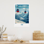 Affiche de ski Åre Suède 1 (Cuisine)