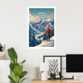 Affiche de ski Aspen 1 (Bureau à domicile)