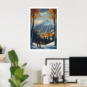 Affiche de ski Aspen Print 1 (Bureau à domicile)