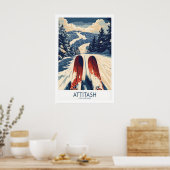 Affiche de ski Attitash 1 (Cuisine)