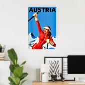 Affiche de ski Autriche (Bureau à domicile)