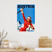 Affiche de ski Autriche (Cuisine)