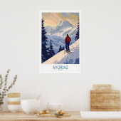 Affiche de ski Avoriaz France 1 (Cuisine)