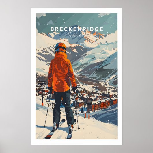 Affiche de ski Breckenridge 1 (Devant)