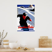 Affiche de ski Canada Banff Art Impression Lake Lo (Cuisine)