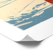 Affiche de ski Chamonix 1 (Coin)