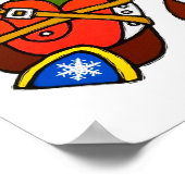 Affiche de ski Colorado (Coin)