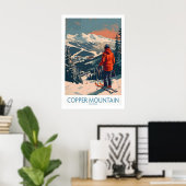 Affiche de ski Copper Mountain Wall Art Sports d'h (Bureau à domicile)