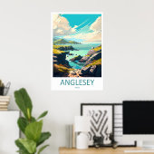 Affiche de ski d'Anglesey Parc national de voyage (Bureau à domicile)