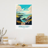 Affiche de ski d'Anglesey Parc national de voyage (Cuisine)
