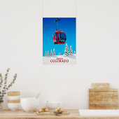 Affiche de ski d'Aspen (Cuisine)