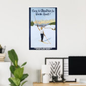 Affiche de ski d'Autriche Art d'impression de voya (Bureau à domicile)