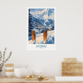 Affiche de ski d'Avoriaz France Impression 1 (Cuisine)