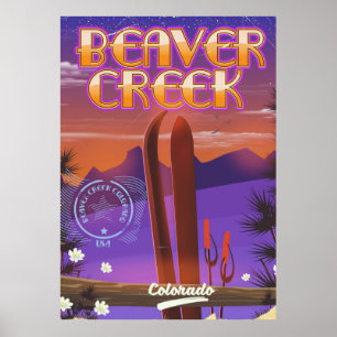Affiche de ski de Beaver Creek Colorado