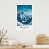 Affiche de ski de Falls Creek - Australie 1 (Cuisine)