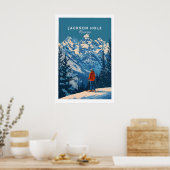 Affiche de ski de Jackson Hole - Wyoming 1 (Cuisine)