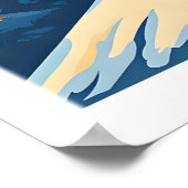 Affiche de ski de l'Oregon Timberline Print 1 (Coin)
