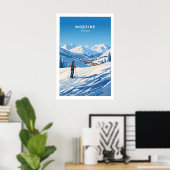 Affiche de ski de Morzine 1 (Bureau à domicile)