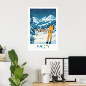 Affiche de ski de Park City 1 (Bureau à domicile)
