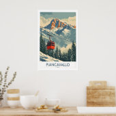 Affiche de ski de Piancavallo - Italie 1 (Cuisine)