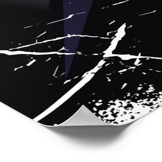 affiche de ski de splügen Suisse (Coin)