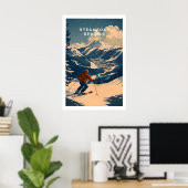 Affiche de ski de Steamboat Springs 1 (Bureau à domicile)