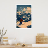 Affiche de ski de Steamboat Springs 1 (Cuisine)