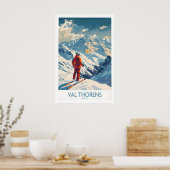 Affiche de ski de Val Thorens 1 (Cuisine)