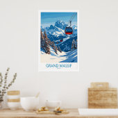 Affiche de ski du Grand Massif 1 (Cuisine)