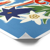 Affiche de ski France (Coin)