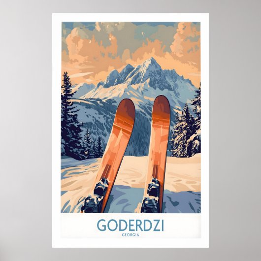 Affiche de ski Goderdzi 1 (Devant)