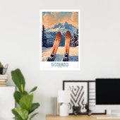Affiche de ski Goderdzi 1 (Bureau à domicile)