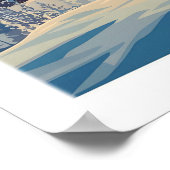 Affiche de ski Hakuba 1 (Coin)