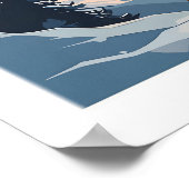 Affiche de ski La Plagne 1 (Coin)