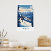 Affiche de ski La Tania 1 (Cuisine)