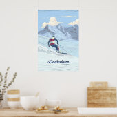 Affiche de ski Lauberhorn Wengen (Cuisine)