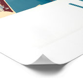 Affiche de ski Les 2 Alpes Impression 1 (Coin)