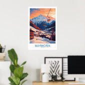 Affiche de ski Mayrhofen Autriche 1 (Bureau à domicile)