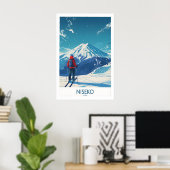 Affiche de ski Niseko - Japon 1 (Bureau à domicile)