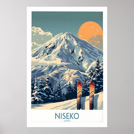 Affiche de ski Niseko Wall Art 1 (Devant)