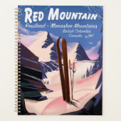 Affiche de ski Red Mountain Colombie-Britannique, (Devant)