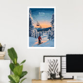 Affiche de ski Ruka Finlande 1 (Bureau à domicile)