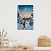 Affiche de ski Ruka Finlande 1 (Cuisine)