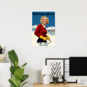 Affiche de ski slovaque (Bureau à domicile)