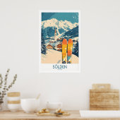 Affiche de ski Sölden Autriche 1 (Cuisine)