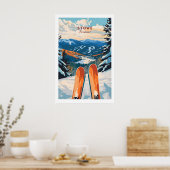 Affiche de ski Stowe Vermont 1 (Cuisine)